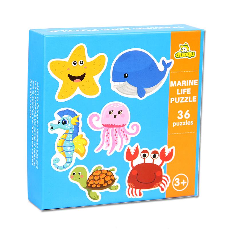 Large Size Jigsaw Puzzle Games Vehicle Marine animals Puzzles for Kids Montessori Learning Educational Toys for Children
Large Size Jigsaw Puzzle Games Vehicle Marine animals Puzzles for Kids Montessori Learning Educational Toys for Children