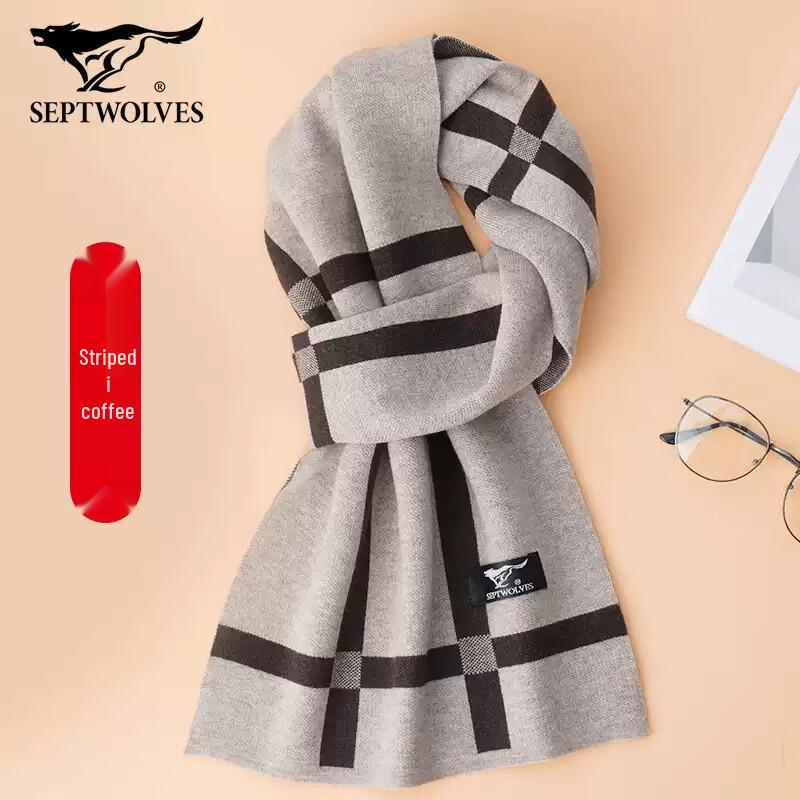 Мужской зимний полосатый шарф Qipilang
Мужской зимний полосатый шарф Qipilang