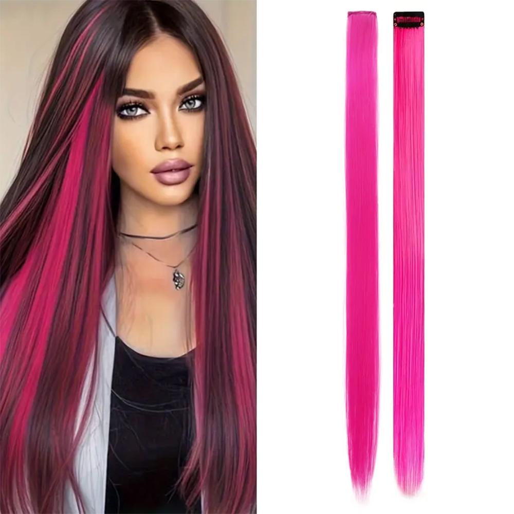 LISI HAIR 1pcs Synthetic Long Straight Colored Clip In Hair Extensions Rainbow Fake Hairpieces For Girls Women Kids Hair Pieces Party 55cm
LISI HAIR 1pcs Synthetic Long Straight Colored Clip In Hair Extensions Rainbow Fake Hairpieces For Girls Women Kids Hair Pieces Party 55cm