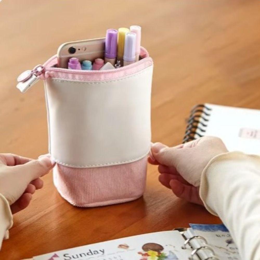 Storage Organizer Pencil Bags Retractable Stationery Case Creative Cosmetics Pouch Office
Storage Organizer Pencil Bags Retractable Stationery Case Creative Cosmetics Pouch Office