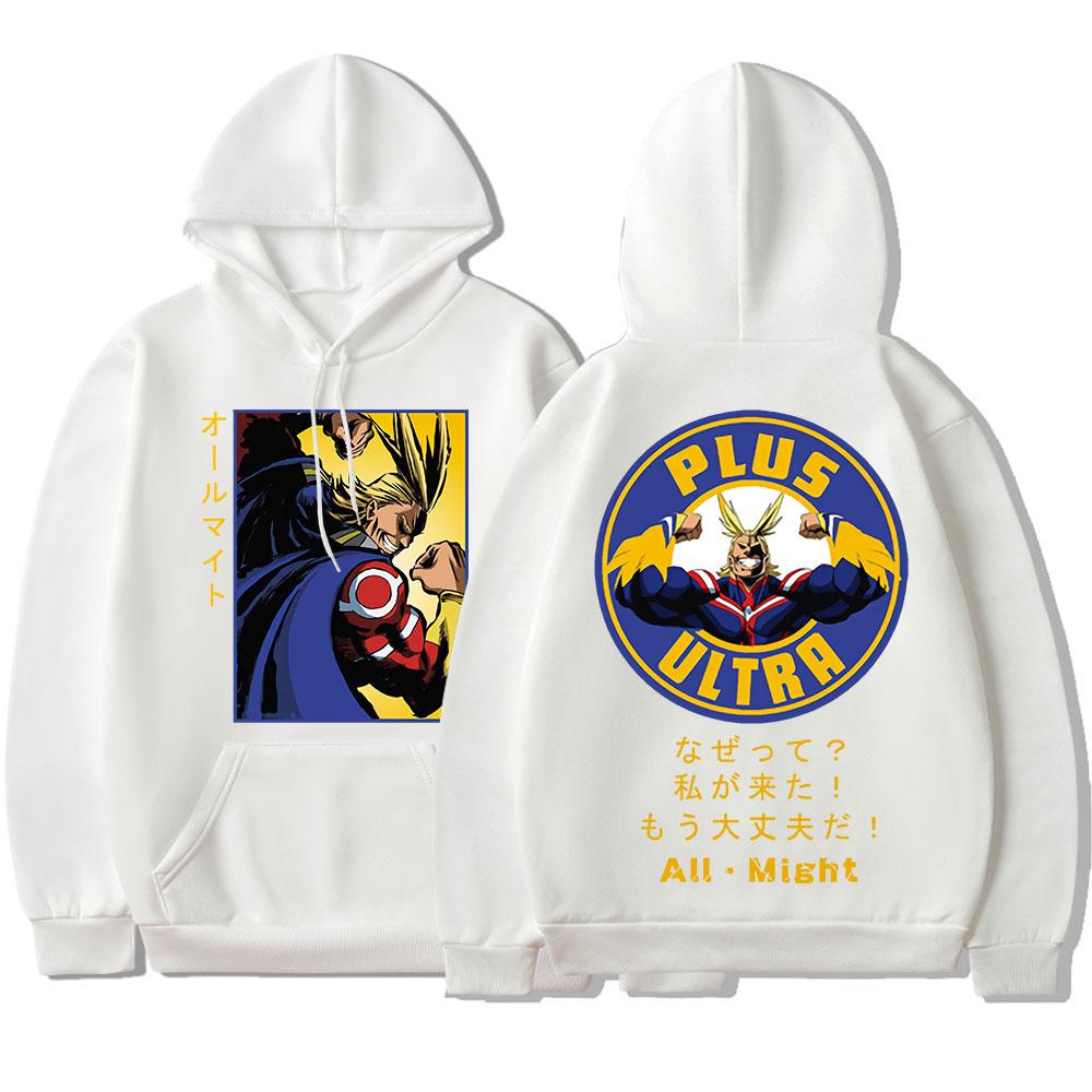 Аніме My Hero Academia All Might Толстовка з принтом Повсякденні вільні чоловічі жіночі світшоти Мода Manga Boku No Hiro Akademia Hoodie XXL білий
Аніме My Hero Academia All Might Толстовка з принтом Повсякденні вільні чоловічі жіночі світшоти Мода Manga Boku No Hiro Akademia Hoodie XXL білий
