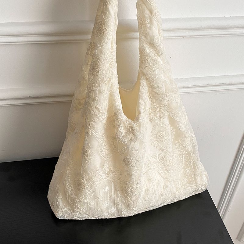 Корейская серия Холщовая сумка с кружевным цветочным узором в стиле айдол Женская 2025 Новая большой вместимости Рабочая для поездок на работу Портативная сумка под мышкой Creamy-white (without silk scarf)
Корейская серия Холщовая сумка с кружевным цветочным узором в стиле айдол Женская 2025 Новая большой вместимости Рабочая для поездок на работу Портативная сумка под мышкой Creamy-white (without silk scarf)