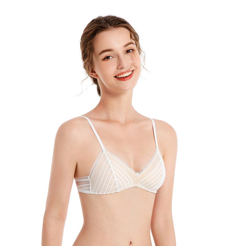 Сетчатый бюстгальтер с треугольными чашками, однотонный, без косточек, французская сексуальная спинка, дышащее нижнее белье, низкое отверстие L
Сетчатый бюстгальтер с треугольными чашками, однотонный, без косточек, французская сексуальная спинка, дышащее нижнее белье, низкое отверстие L