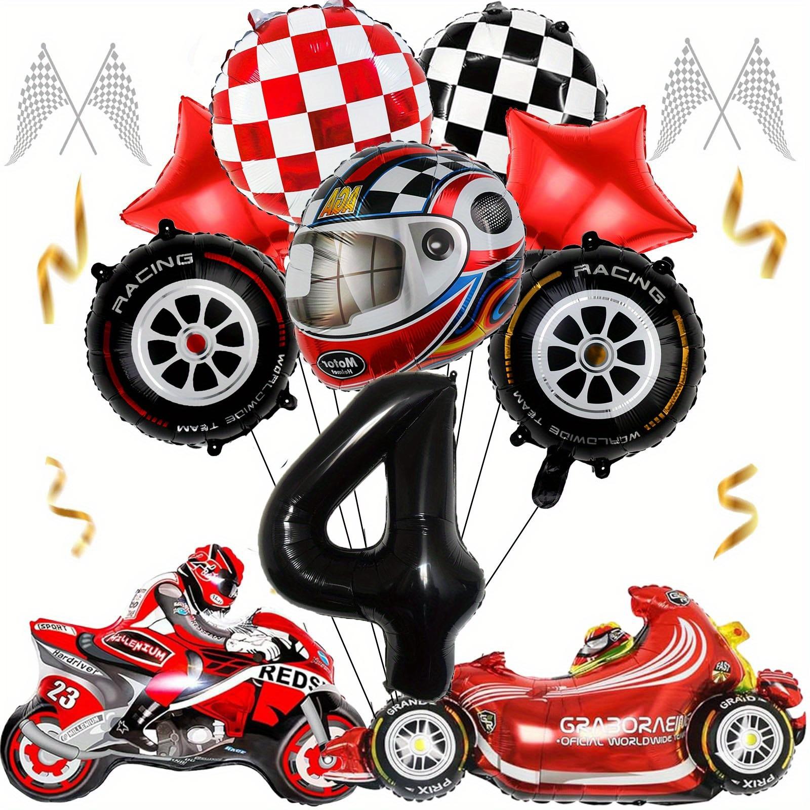 12pcs Racing Car Balloon Birthday Set Boy Motorcycle with 32 Inch Black Number 1-9 Balloon Birthday Festive Party Supplies Number&32inch
12pcs Racing Car Balloon Birthday Set Boy Motorcycle with 32 Inch Black Number 1-9 Balloon Birthday Festive Party Supplies Number&32inch