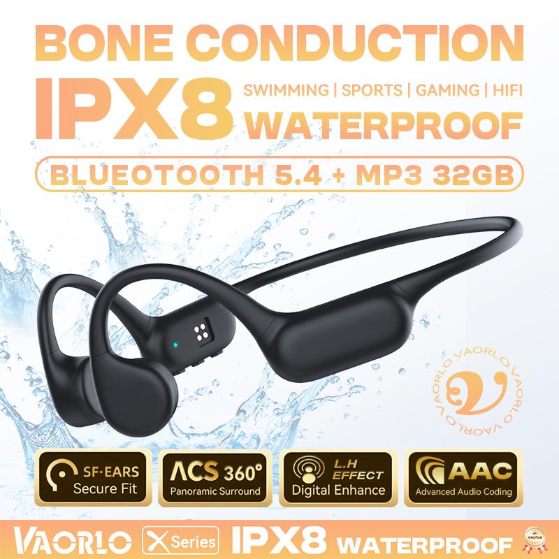 Оригинальные беспроводные наушники VAORLO с истинной костной проводимостью, IPX8 водонепроницаемые, спортивные для плавания, Hi-Fi гарнитуры, Bluetooth 5.4, 32 ГБ MP3-плеер чёрный
Оригинальные беспроводные наушники VAORLO с истинной костной проводимостью, IPX8 водонепроницаемые, спортивные для плавания, Hi-Fi гарнитуры, Bluetooth 5.4, 32 ГБ MP3-плеер чёрный