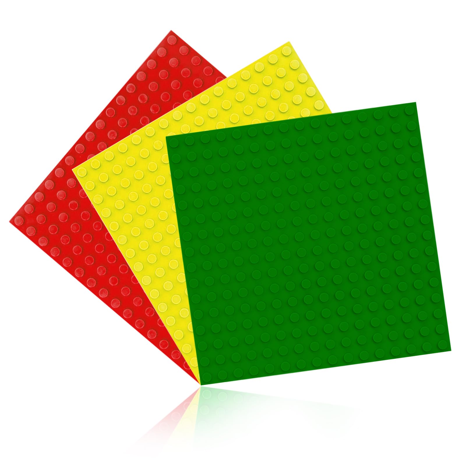 Jasonwell Building Block Baseplates, 16x16 Dots, Same Size as Duplo and Anpanman Building Blocks, Set of 3, Compatible with Toys, Popular for Boys
Jasonwell Building Block Baseplates, 16x16 Dots, Same Size as Duplo and Anpanman Building Blocks, Set of 3, Compatible with Toys, Popular for Boys