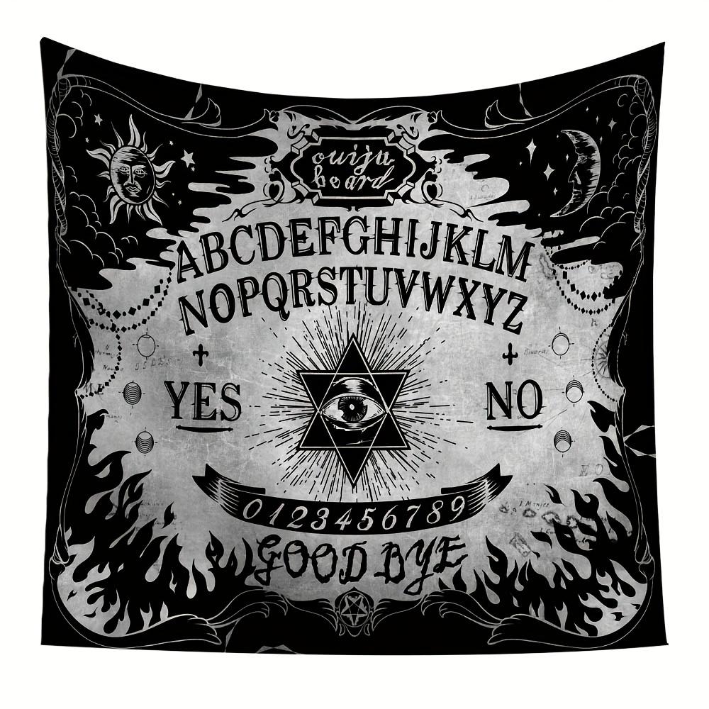 Ouija Board Tapestry Perfect for Edgy Unique Gothic Home Decor with Mysterious Charm and Bold Style 74x94cm(29x37in)
Ouija Board Tapestry Perfect for Edgy Unique Gothic Home Decor with Mysterious Charm and Bold Style 74x94cm(29x37in)