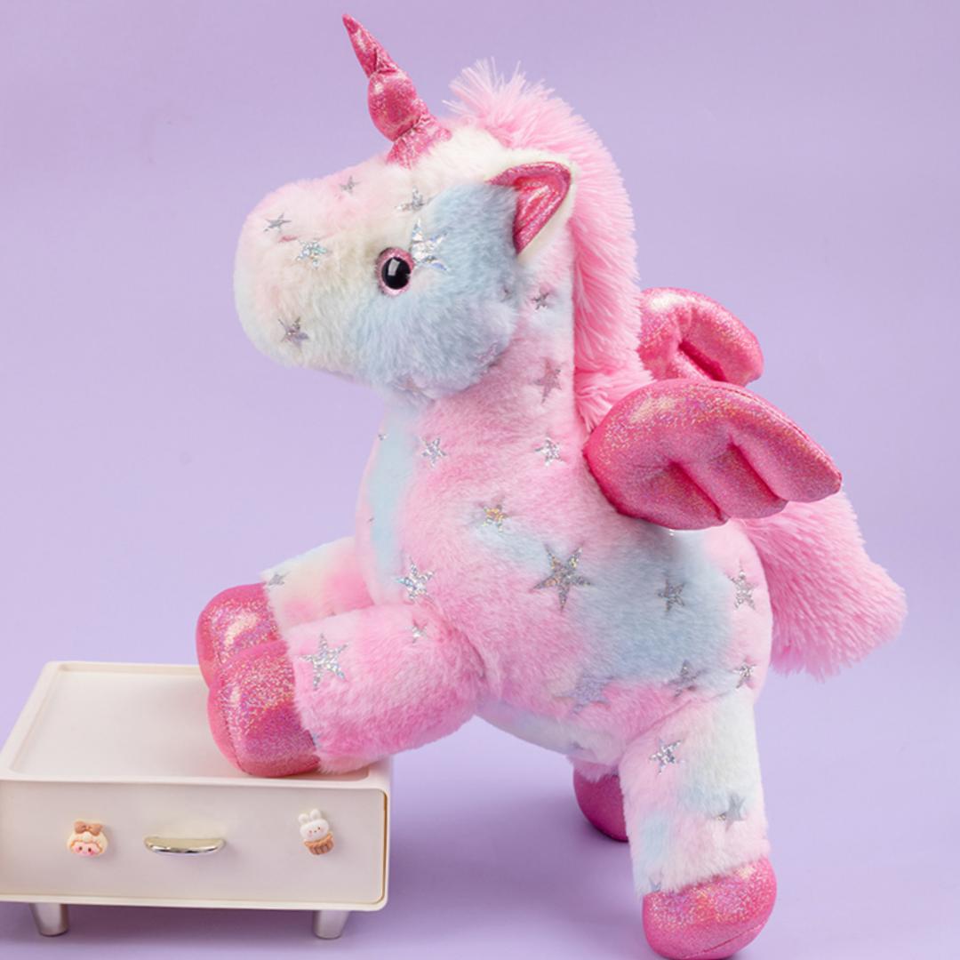 25cm Star Unicorn Plush Toy Magical Glitter Stuffed Animal with Horn & Wings Soft Cute Unicorn Gift for Girls Kids Birthday 25cm
25cm Star Unicorn Plush Toy Magical Glitter Stuffed Animal with Horn & Wings Soft Cute Unicorn Gift for Girls Kids Birthday 25cm