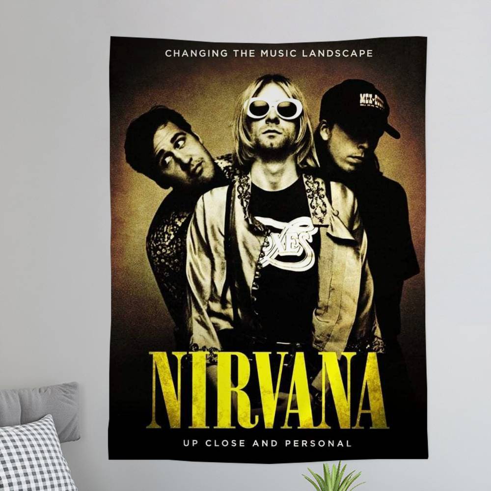 ANNirvanaRock Band Printed Large Wall Tapestry Art Science Fiction Room Home Decor Decor Blanket 74x94cm(29x37in)
ANNirvanaRock Band Printed Large Wall Tapestry Art Science Fiction Room Home Decor Decor Blanket 74x94cm(29x37in)