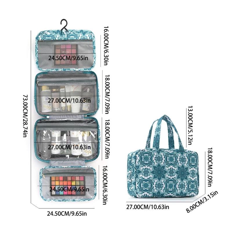 1Pc Hanging Toiletry Bag Women Men, Travel Kit Foldable Large Toiletries Organizer, Roll Up Cosmetics Makeup Bag Accessories A1
1Pc Hanging Toiletry Bag Women Men, Travel Kit Foldable Large Toiletries Organizer, Roll Up Cosmetics Makeup Bag Accessories A1
