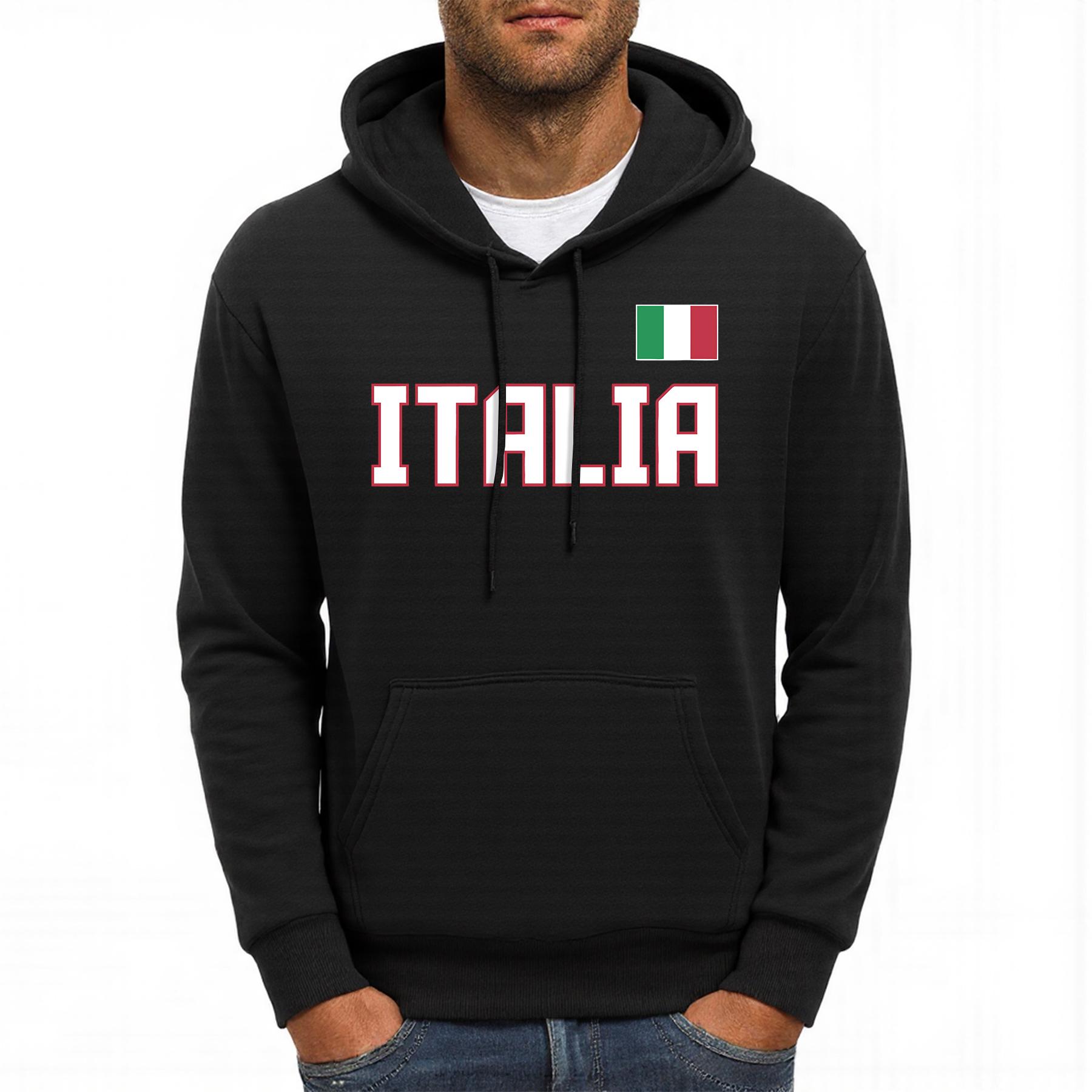 Itrlia And National Flag Printing Mens Hoody All-Match Fleece Hoodies Pocket Comfortable Man Sportswear Casual Loose Pullover 3XL
Itrlia And National Flag Printing Mens Hoody All-Match Fleece Hoodies Pocket Comfortable Man Sportswear Casual Loose Pullover 3XL