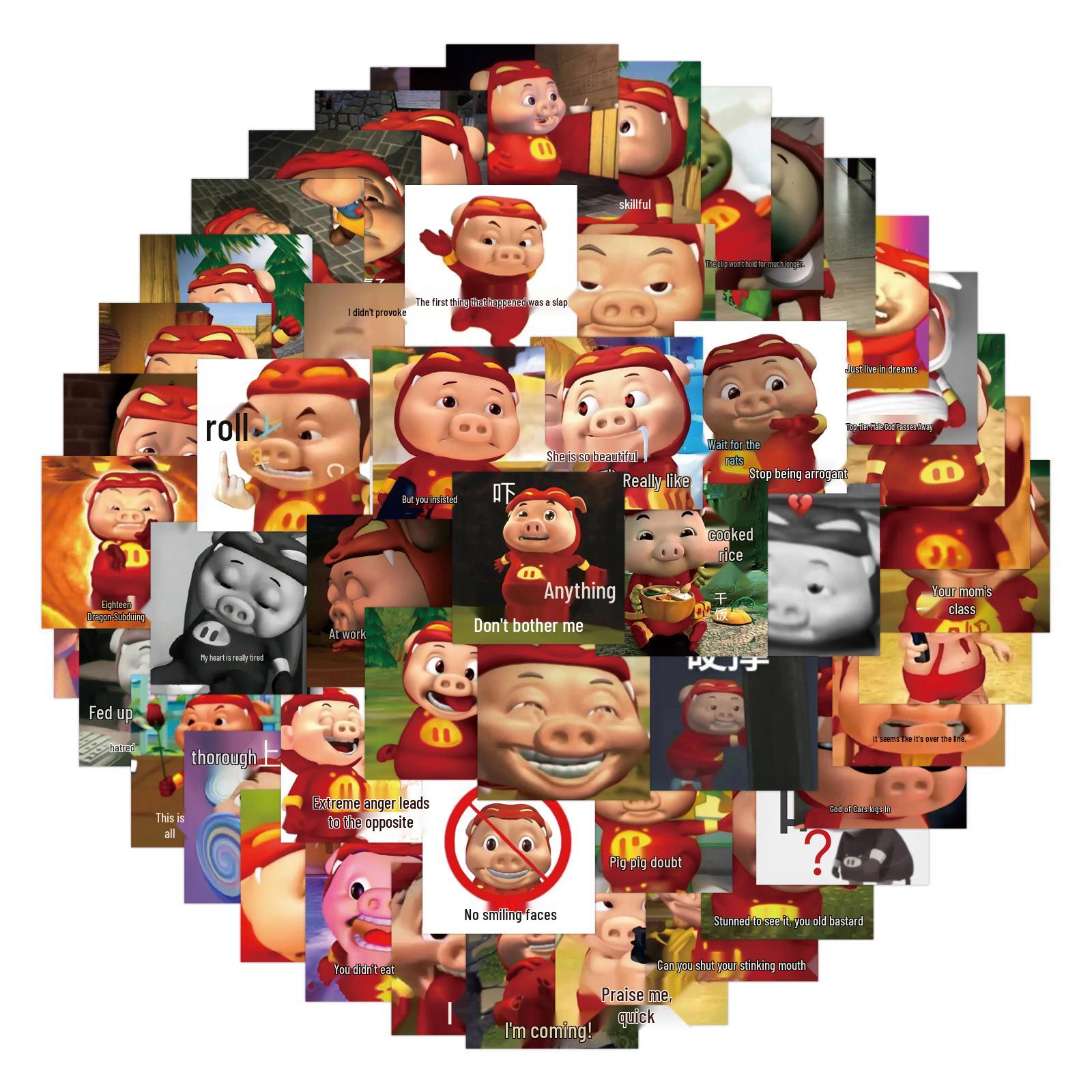 80 Cartoon Emoji Piggy Man Stickers for Diary, DIY Stationery, Phone & Laptop Decoration
80 Cartoon Emoji Piggy Man Stickers for Diary, DIY Stationery, Phone & Laptop Decoration