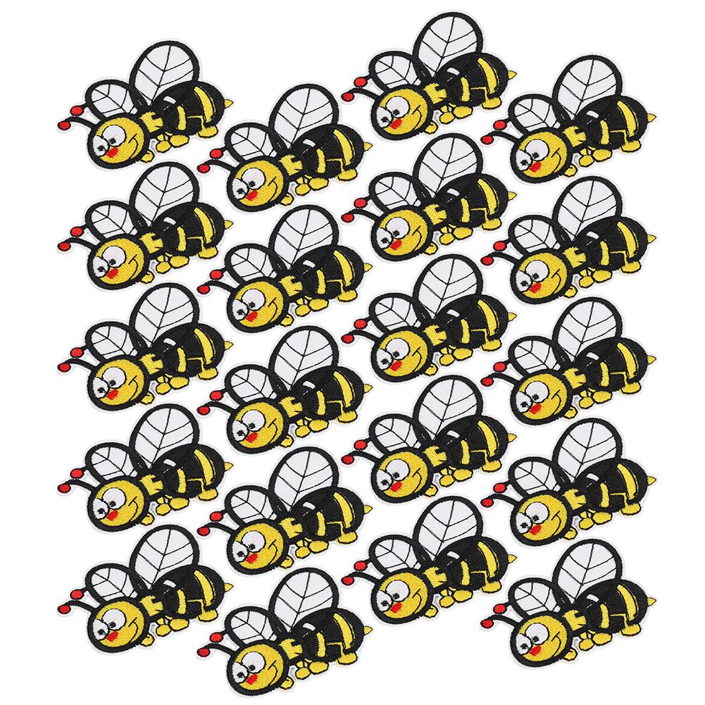 20Pcs Embroidery Cloth Stickers Bee Insect Iron Patches Clothes Backpack Clothing Accessories
20Pcs Embroidery Cloth Stickers Bee Insect Iron Patches Clothes Backpack Clothing Accessories