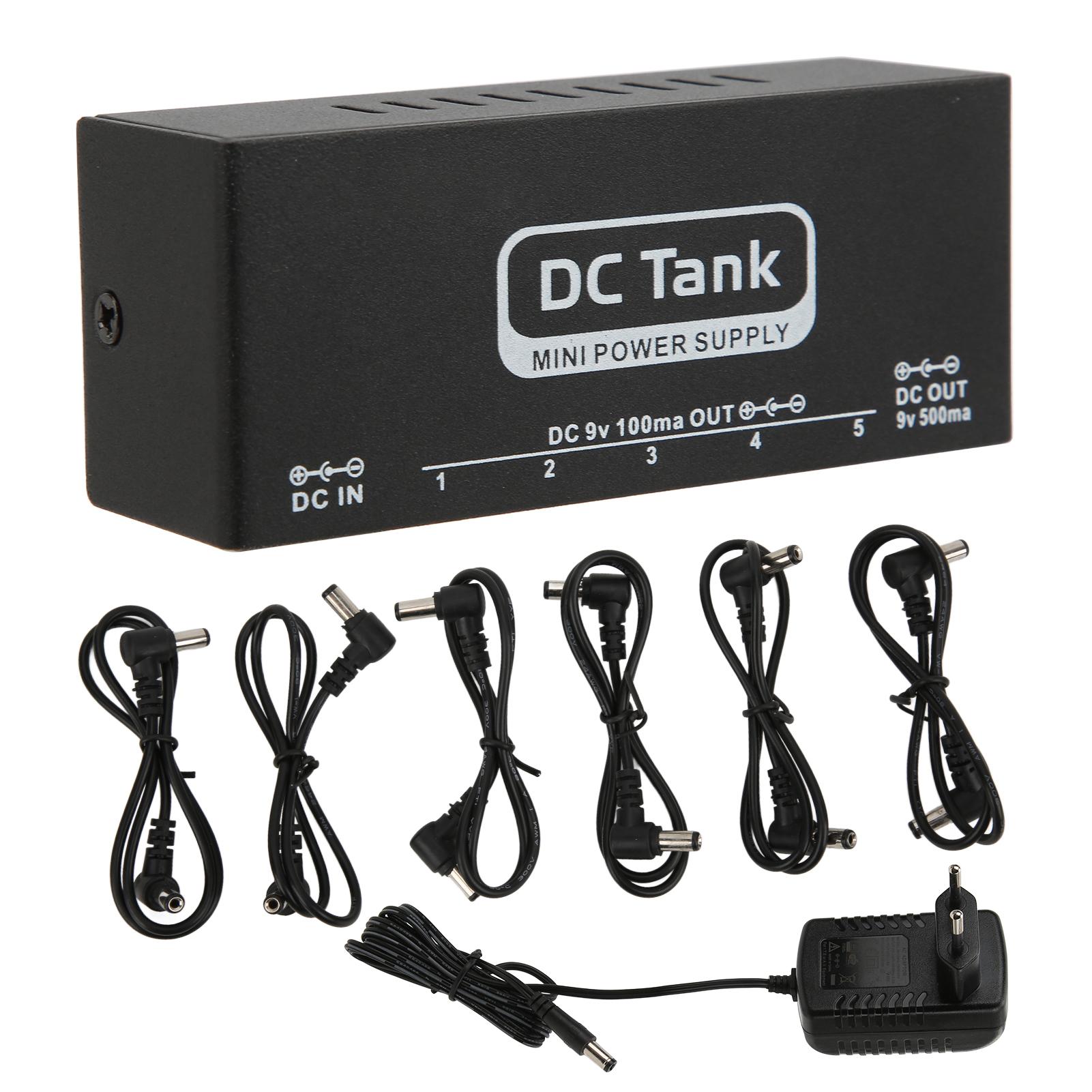 Pedal Power Supply 6 Isolated Outputs Metal Black Electric Equipment with Cable for Guitars
Pedal Power Supply 6 Isolated Outputs Metal Black Electric Equipment with Cable for Guitars
