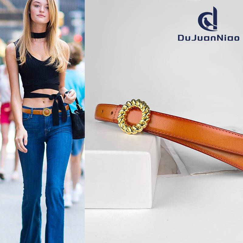 Women S Leather Belt Cowhide Simple Match Casual Pants Jeans Decorative Belt 105cm зелений
Women S Leather Belt Cowhide Simple Match Casual Pants Jeans Decorative Belt 105cm зелений