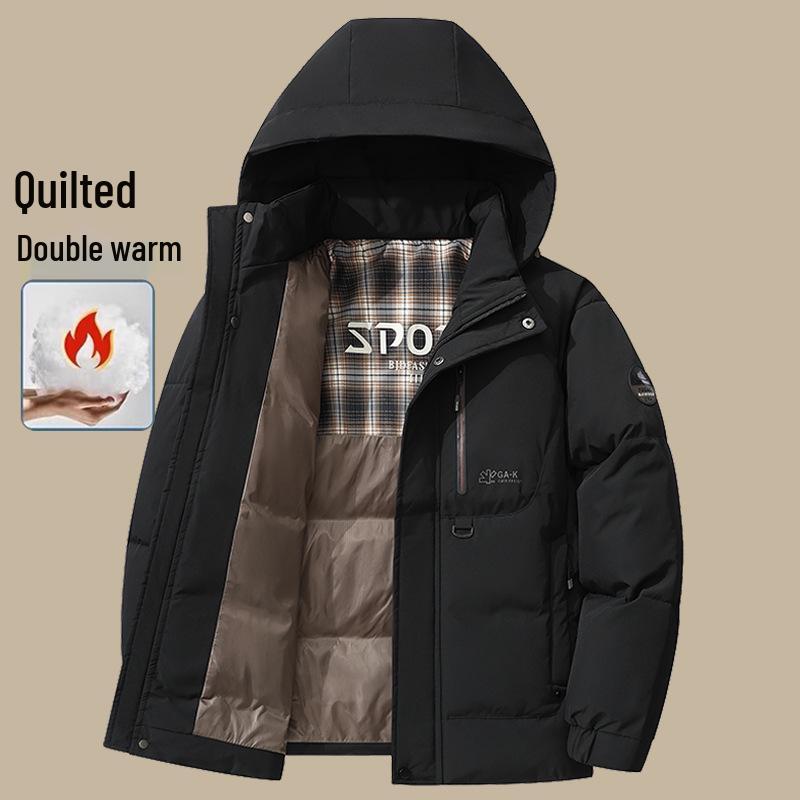Men s Winter Cotton Jacket 2025 - Middle-Aged & Elderly Business Casual with Detachable Hood, Dad Style, Versatile, Warm. 3XL чорний
Men s Winter Cotton Jacket 2025 - Middle-Aged & Elderly Business Casual with Detachable Hood, Dad Style, Versatile, Warm. 3XL чорний