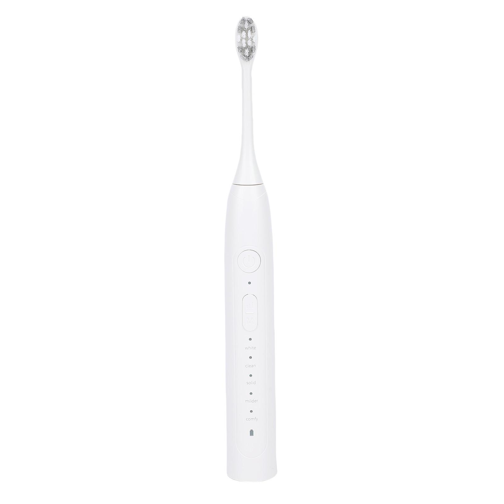 Electric Toothbrush Re able Water Proof Battery Powered Toothbrush with Replacement Heads
Electric Toothbrush Re able Water Proof Battery Powered Toothbrush with Replacement Heads