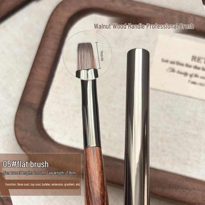 Набор кистей для нейл-арта из японского ореха: Инструменты из массива дерева высокого класса для градиентной живописи, линейной графики, с плоскими и круглыми гелевыми кистями.
Набор кистей для нейл-арта из японского ореха: Инструменты из массива дерева высокого класса для градиентной живописи, линейной графики, с плоскими и круглыми гелевыми кистями.