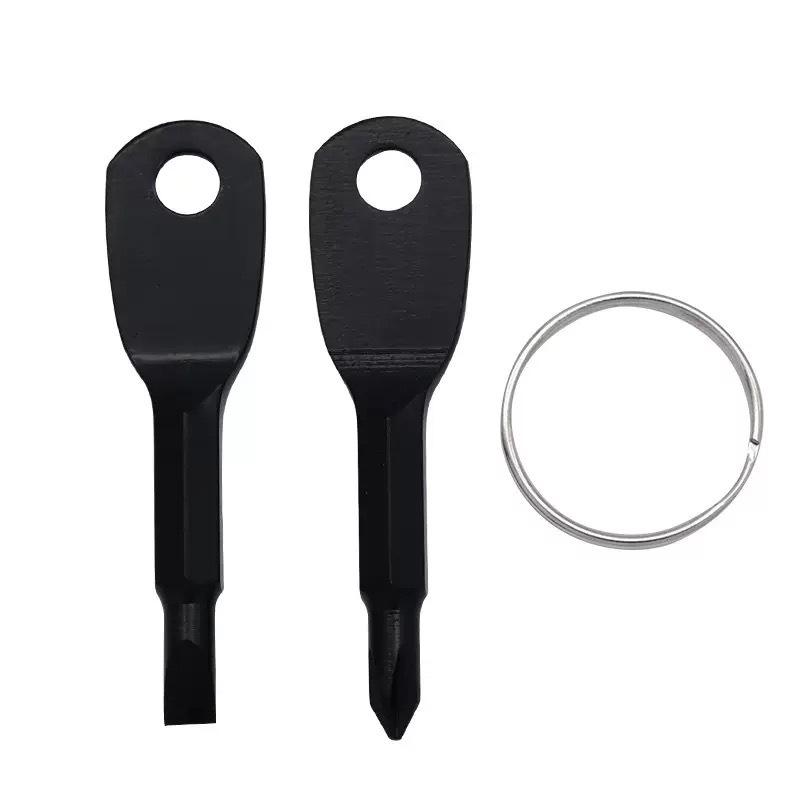 Portable EDC Multi-tool Keychain: Mini Flathead & Phillips Screwdriver
Portable EDC Multi-tool Keychain: Mini Flathead & Phillips Screwdriver
