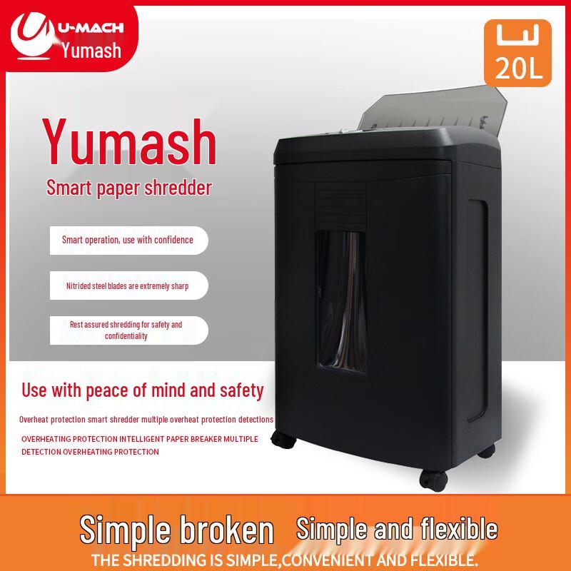 Youmash U-FSA75 100-Sheet Auto-Feed Commercial Paper Shredder CN plug (adapter included)
Youmash U-FSA75 100-Sheet Auto-Feed Commercial Paper Shredder CN plug (adapter included)