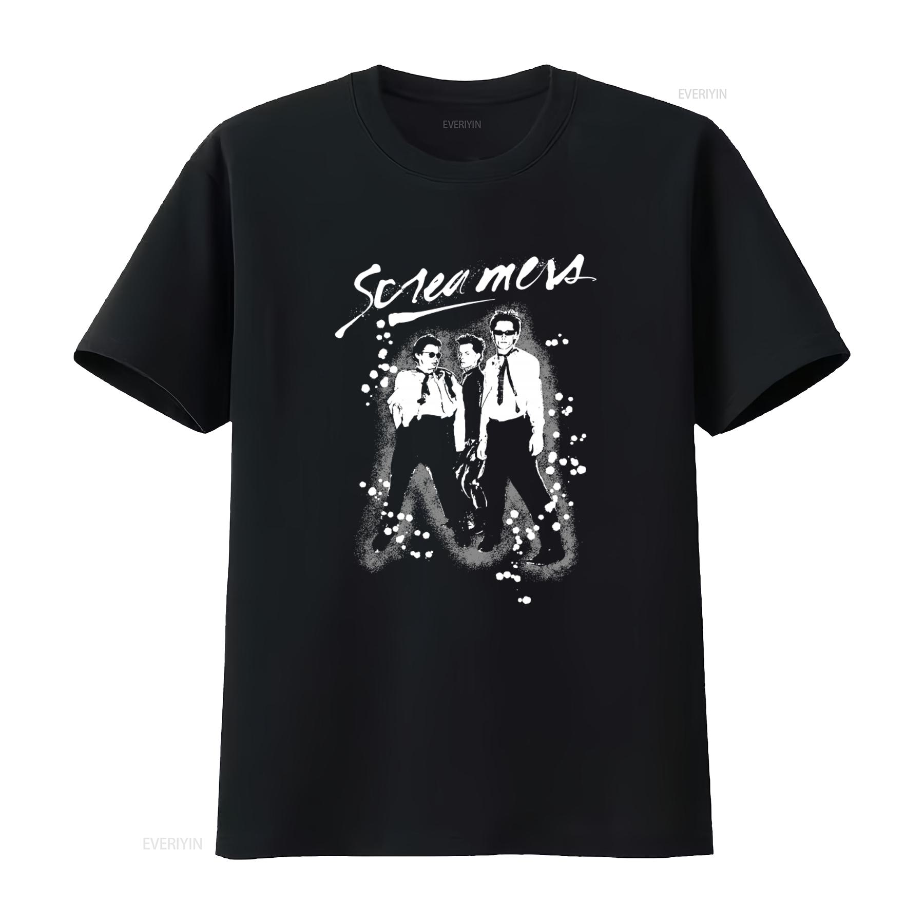 Screamers Band Retro Style Mens T Shirt Unique Print for Music Lovers vintage Washed Top For Everyday Wear Stylish Slightly 4XL
Screamers Band Retro Style Mens T Shirt Unique Print for Music Lovers vintage Washed Top For Everyday Wear Stylish Slightly 4XL