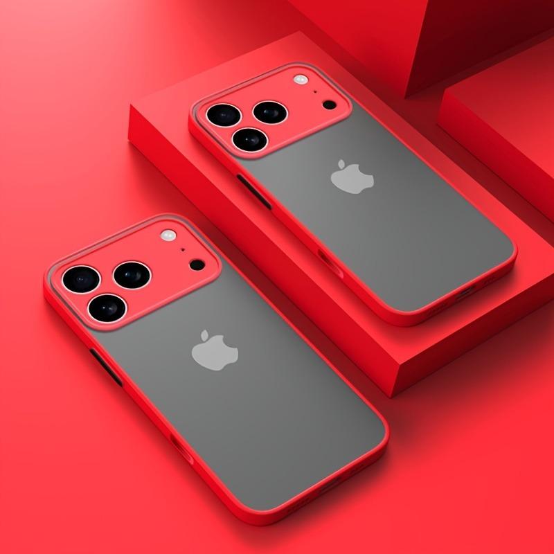 Luxury Translucent Armor Phone Case For iPhone 17 16 15 14 13 Pro Max Shockproof Bumper Cases For iPhone17 Pro Max Matte Cover iPhone 15 Pro Max червоний
Luxury Translucent Armor Phone Case For iPhone 17 16 15 14 13 Pro Max Shockproof Bumper Cases For iPhone17 Pro Max Matte Cover iPhone 15 Pro Max червоний