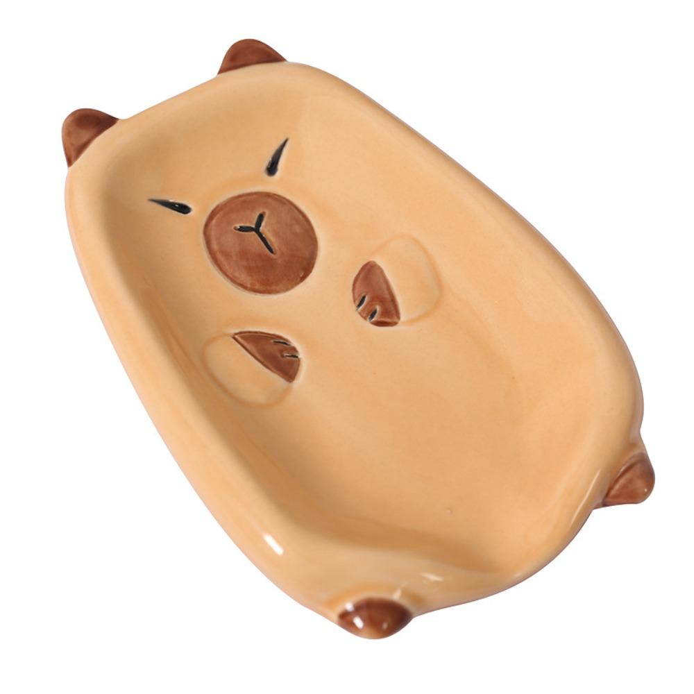 Ceramic Capybara Soap Tray Cartoon Shower Soap Dish Practical Soap Storage Rack Travel Capybara Soap Tray
Ceramic Capybara Soap Tray Cartoon Shower Soap Dish Practical Soap Storage Rack Travel Capybara Soap Tray