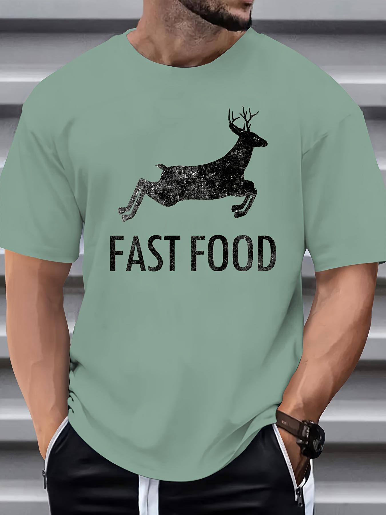 Men s Summer 100 Cotton Fashionable Casual Sports Loose Large Fun Deer Pattern Printed Round Neck Short Sleeve T-shirt Top 5XL різнокольоровий
Men s Summer 100 Cotton Fashionable Casual Sports Loose Large Fun Deer Pattern Printed Round Neck Short Sleeve T-shirt Top 5XL різнокольоровий