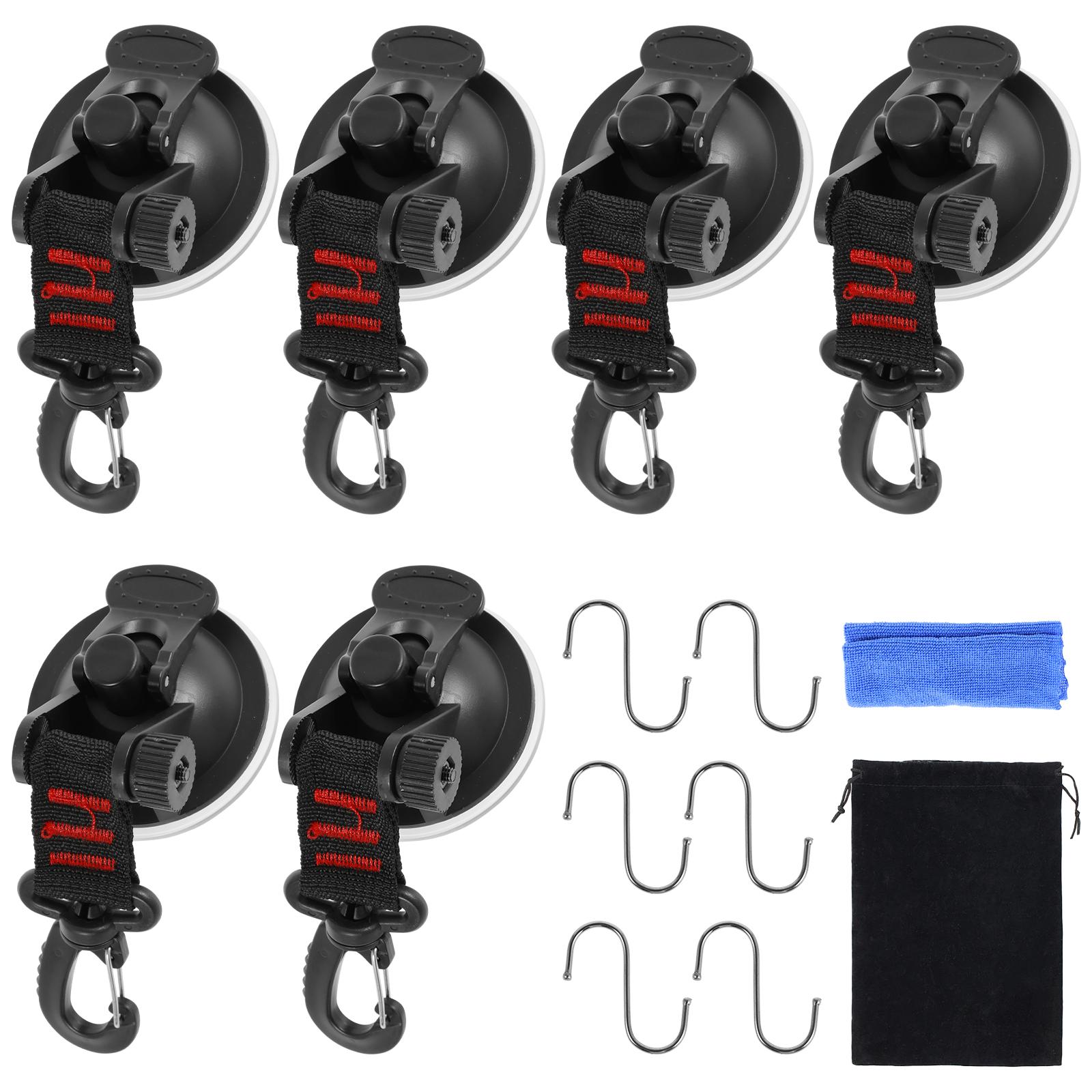 6PCS Car Tent Suction Cups Hooks Heavy Duty Suction Cups Anchor with Hooks Strong Suction Cup Hooks Tent Hooks Portable Suction
6PCS Car Tent Suction Cups Hooks Heavy Duty Suction Cups Anchor with Hooks Strong Suction Cup Hooks Tent Hooks Portable Suction