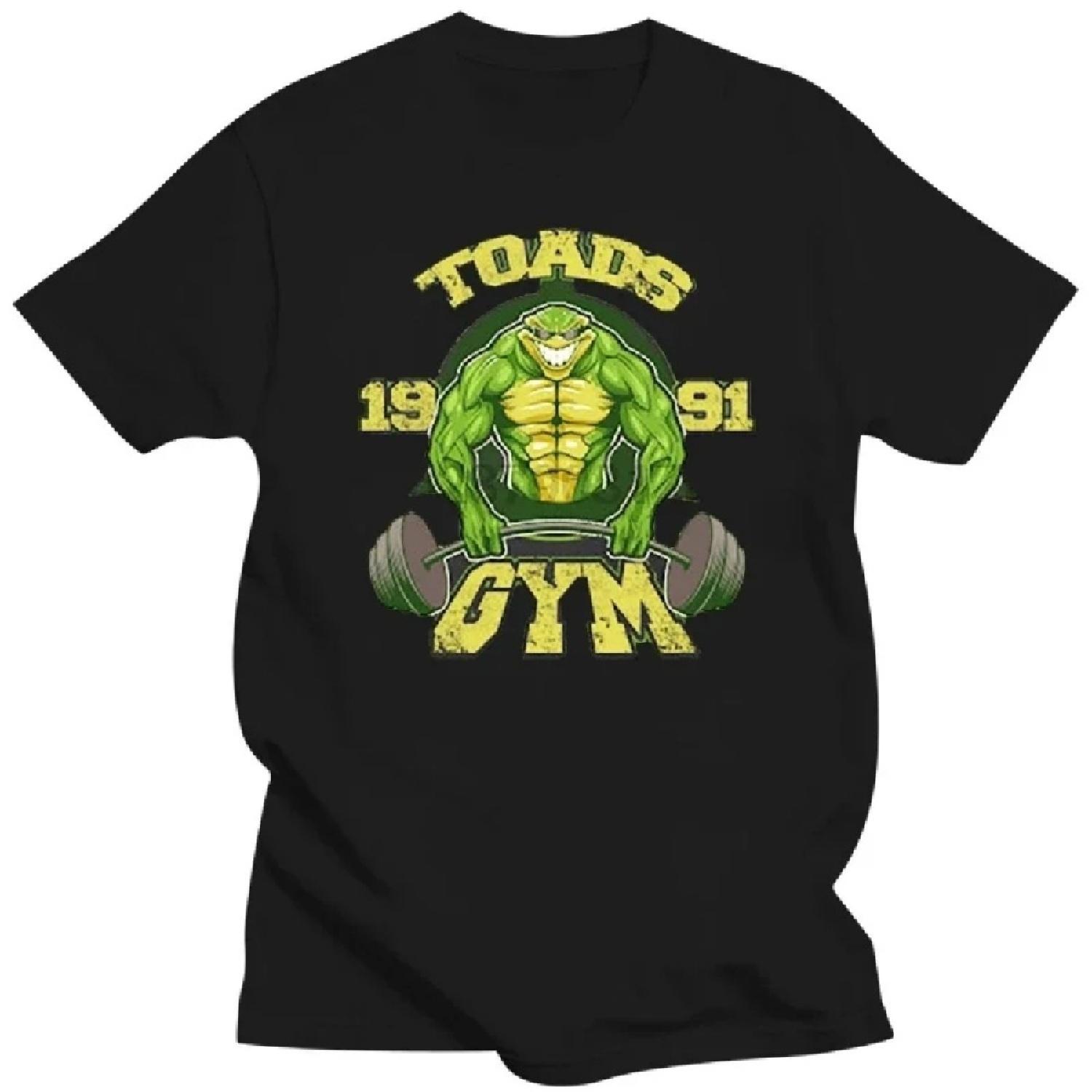 Мужская футболка Toads Gym Battletoads Футболка женская футболка футболки топ манга винтажная аниме одежда оверсайз футболка мужская одежда S чёрный
Мужская футболка Toads Gym Battletoads Футболка женская футболка футболки топ манга винтажная аниме одежда оверсайз футболка мужская одежда S чёрный