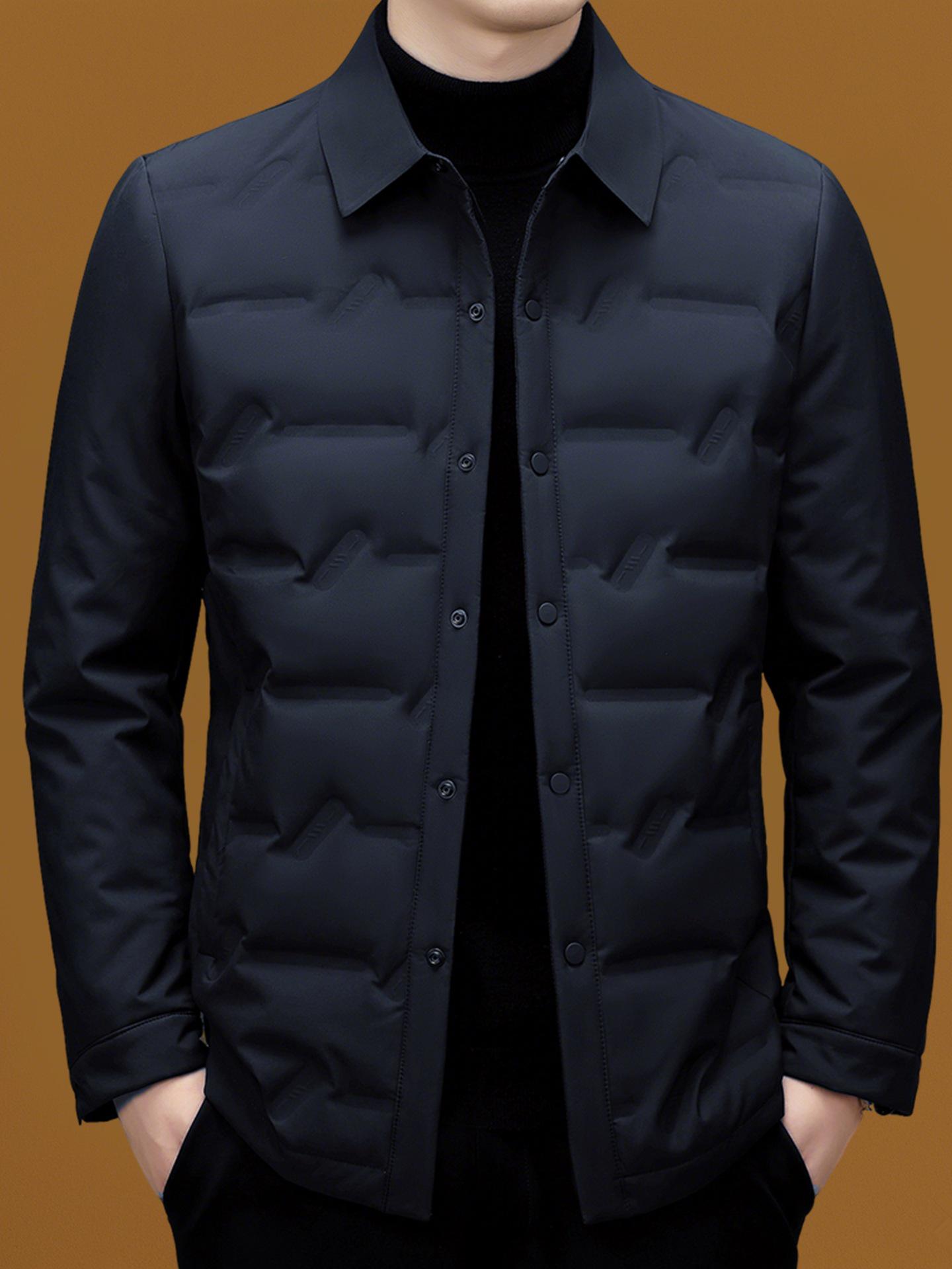 Men s Lightweight Warm Short Down Jacket - Autumn/Winter Casual Business Style 4XL (for 185-200 lbs)
Men s Lightweight Warm Short Down Jacket - Autumn/Winter Casual Business Style 4XL (for 185-200 lbs)