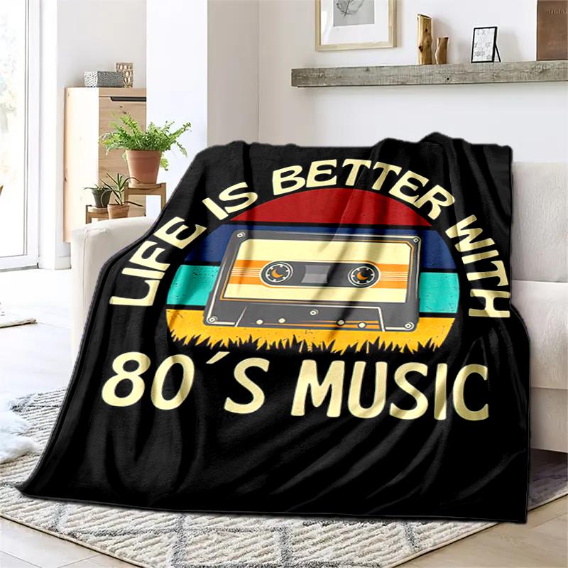 1PC music mixtape printed blanket, all season lightweight home office outdoor nap multifunctional blanket A12 80cm x 120cm
1PC music mixtape printed blanket, all season lightweight home office outdoor nap multifunctional blanket A12 80cm x 120cm