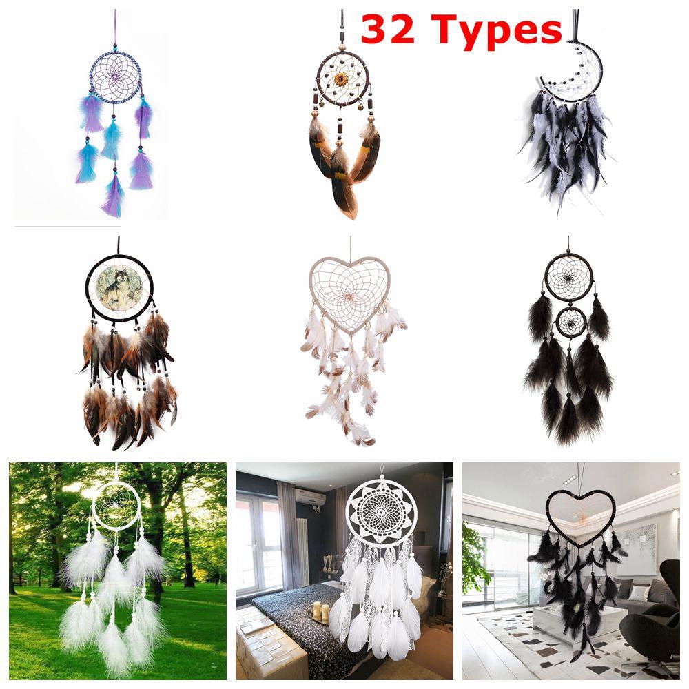 32 Types Dream Catcher Car Mini Pure White Feather Wind Chimes Wall Hanging Decor Handmade Catcher Feather Pendant Decoration
32 Types Dream Catcher Car Mini Pure White Feather Wind Chimes Wall Hanging Decor Handmade Catcher Feather Pendant Decoration