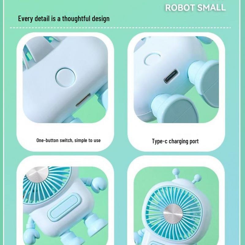Mini Cartoon Kids Rechargeable Handheld Fan with Lanyard 93*53*36
Mini Cartoon Kids Rechargeable Handheld Fan with Lanyard 93*53*36