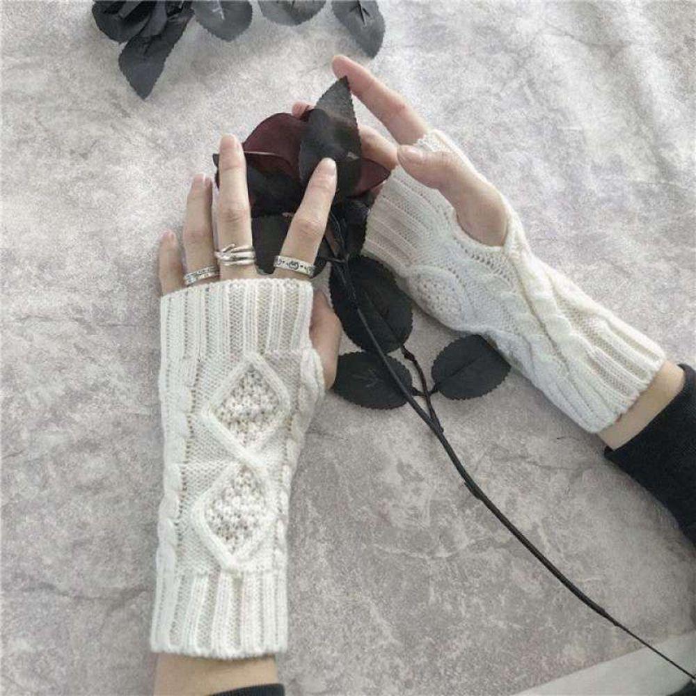Men Autumn And Winter Plus Velvet Female Gloves Knitted Gloves Twist Mittens Half-finger Gloves A
Men Autumn And Winter Plus Velvet Female Gloves Knitted Gloves Twist Mittens Half-finger Gloves A