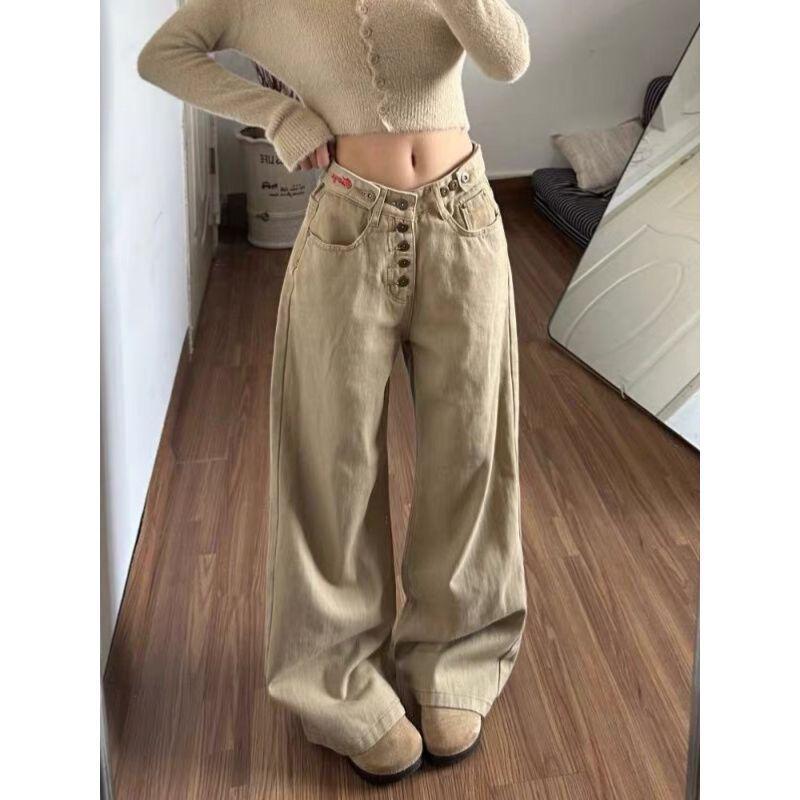Tall Women s High-Rise Wide-Leg Khaki Workwear Jeans - Loose, Floor-Length Casual Pants S (80-95 lbs)
Tall Women s High-Rise Wide-Leg Khaki Workwear Jeans - Loose, Floor-Length Casual Pants S (80-95 lbs)