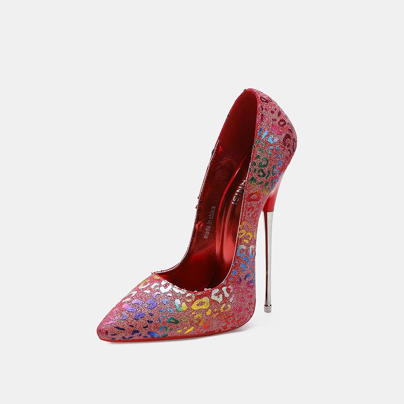 Glitter Rainbow Leopard Print 16Cm Ultra High Stiletto Pumps Pointed Toe Shiny Upper Red Insole And Outsole Perfect Fashion 34
Glitter Rainbow Leopard Print 16Cm Ultra High Stiletto Pumps Pointed Toe Shiny Upper Red Insole And Outsole Perfect Fashion 34