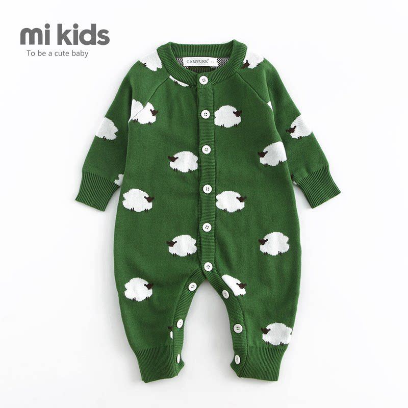 Infant and Toddler Pure Cotton Knitted Romper Jumpsuit, Suitable for Boys and Girls from 3 Months to 1 Year Old, Cartoon Jumpsuit Lamb Green 110 cm
Infant and Toddler Pure Cotton Knitted Romper Jumpsuit, Suitable for Boys and Girls from 3 Months to 1 Year Old, Cartoon Jumpsuit Lamb Green 110 cm