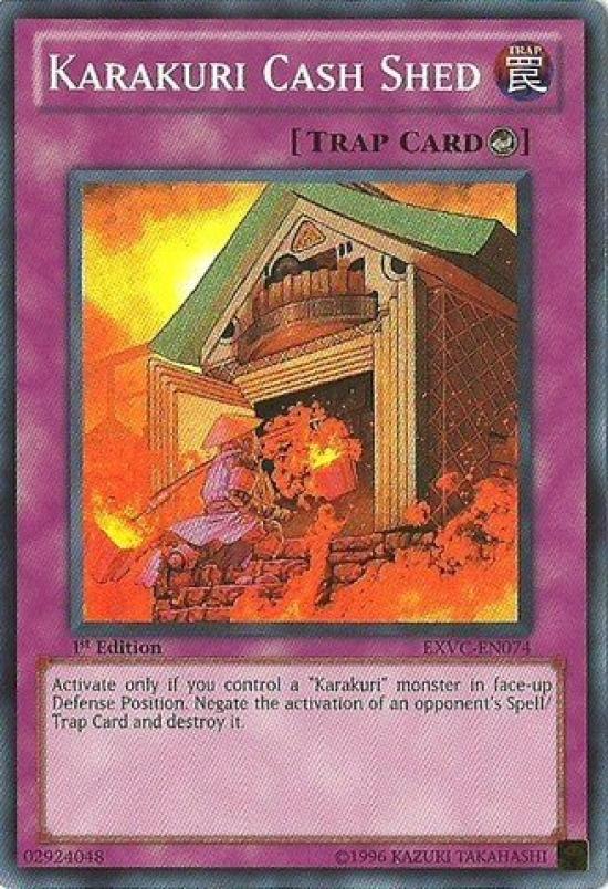 English Version Karakuri Cash Shed Extreme Victory Unlimited Yu-Gi-Oh! (EXVC-EN074) - - Edition...
English Version Karakuri Cash Shed Extreme Victory Unlimited Yu-Gi-Oh! (EXVC-EN074) - - Edition...