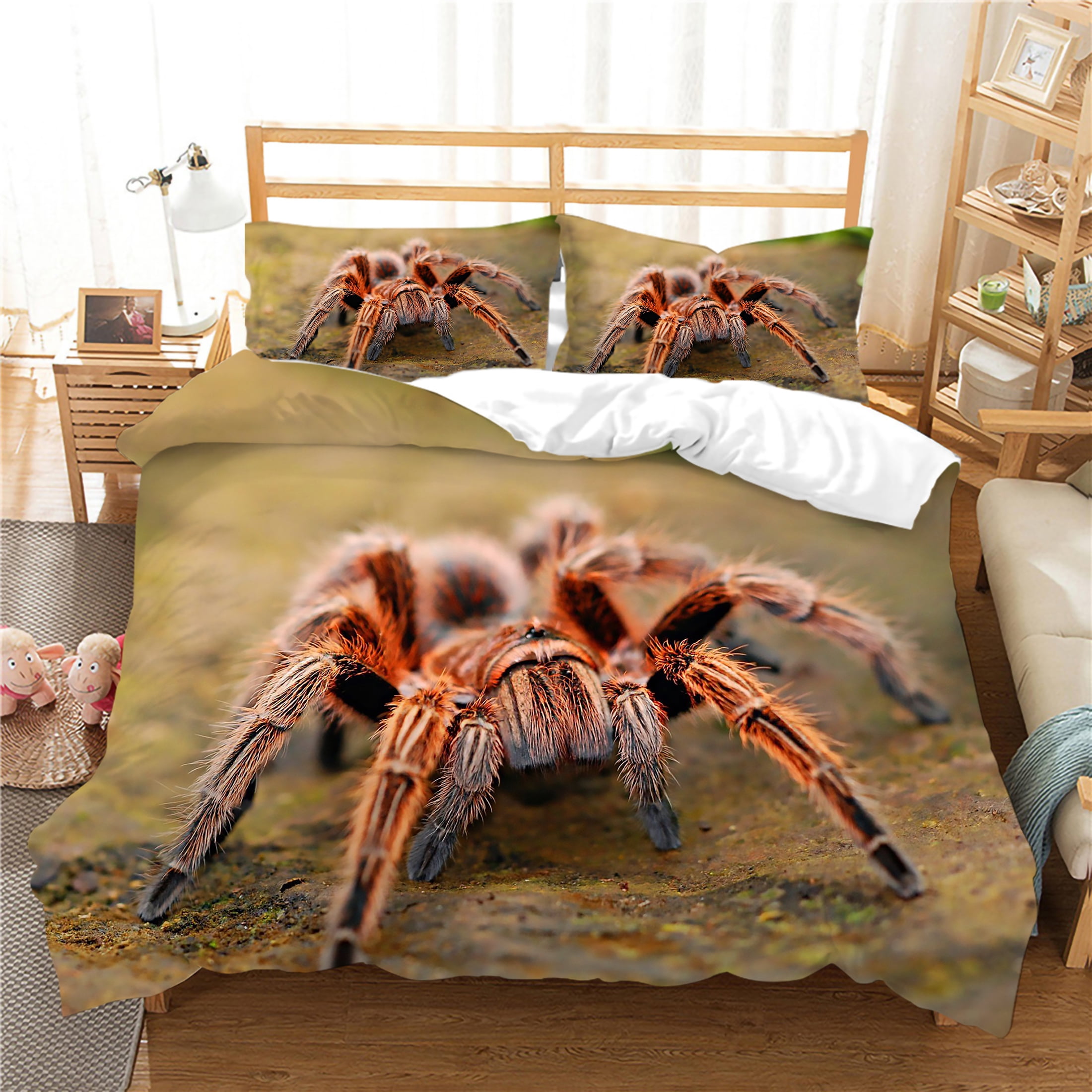 Spider Duvet Cover SetBedding Set For Children Kids And Adult Home Decor Queen Size Warm Soft Breathable And Comfortable EU Single(135*200cm)3pcs
Spider Duvet Cover SetBedding Set For Children Kids And Adult Home Decor Queen Size Warm Soft Breathable And Comfortable EU Single(135*200cm)3pcs