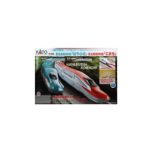 KATO N Gauge E5 Series Shinkansen Hayabusa /E6 Series Shinkansen Komachi Double Track Starter Set 10-005 Набор для начинающих моделей железной дороги, зеленый
KATO N Gauge E5 Series Shinkansen Hayabusa /E6 Series Shinkansen Komachi Double Track Starter Set 10-005 Набор для начинающих моделей железной дороги, зеленый