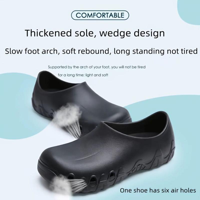 Men s Comfortable Solid Color Slip On Low Top Working Shoes, Breathable Non-slip Oil-proof Shock-absorbing Shoes For Kitchen Hot 46 чорний
Men s Comfortable Solid Color Slip On Low Top Working Shoes, Breathable Non-slip Oil-proof Shock-absorbing Shoes For Kitchen Hot 46 чорний