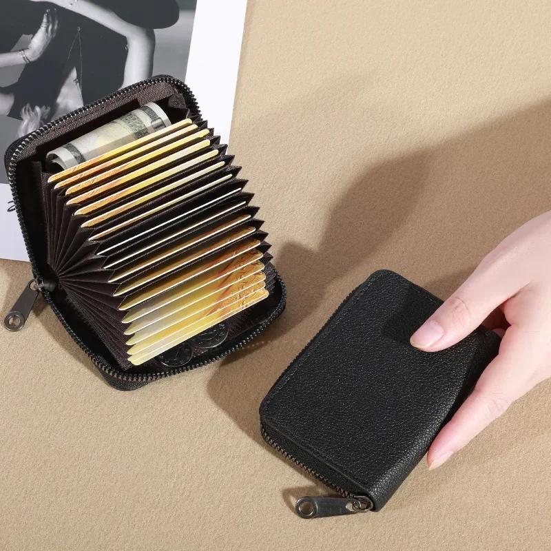 Мужской держатель кредитных карт RFID, застежка-молния по всему периметру кошелька, женский кожаный короткий кошелек
Мужской держатель кредитных карт RFID, застежка-молния по всему периметру кошелька, женский кожаный короткий кошелек