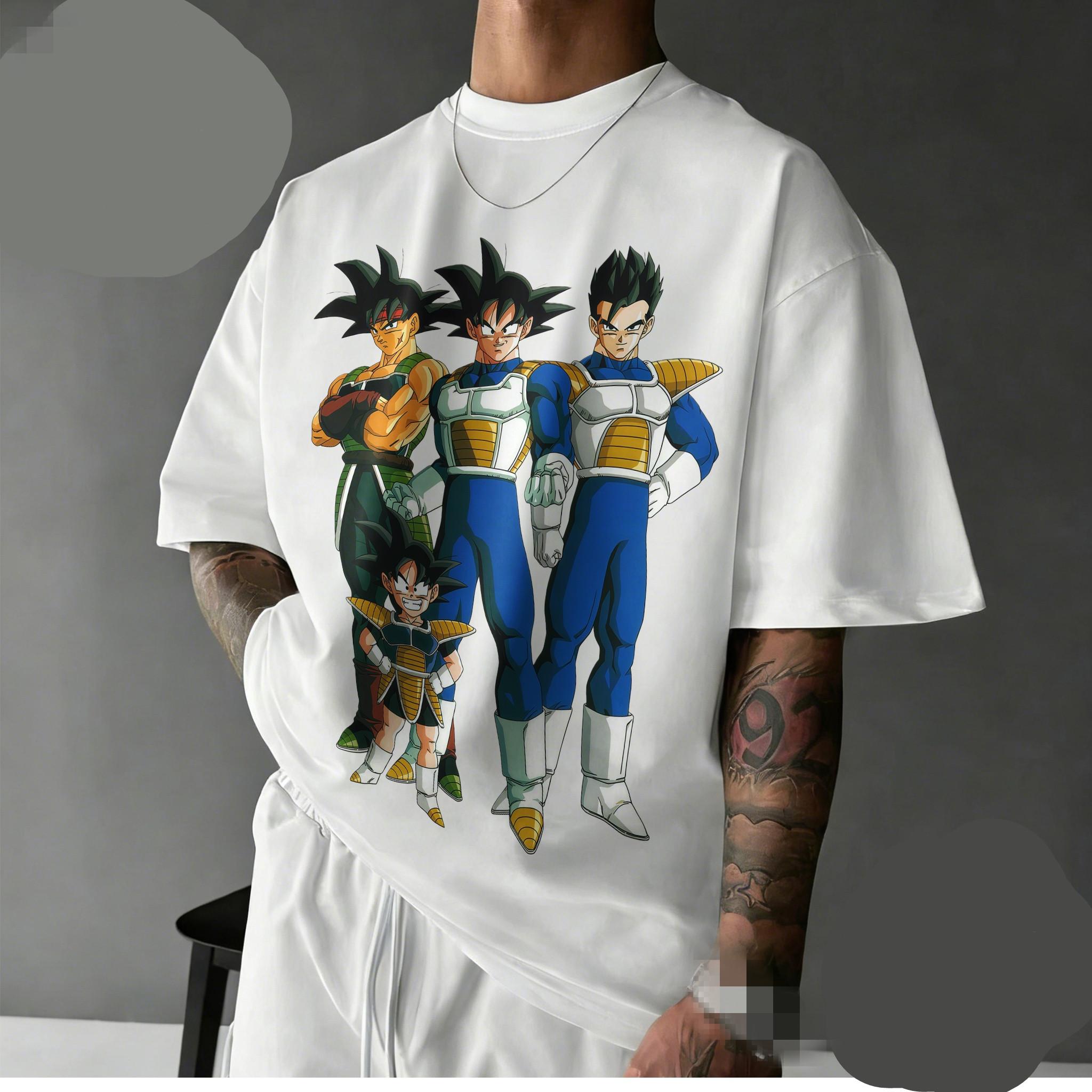 New Arrival Dragon Ball Oversized Retro Anime T-shirt | Saiyan Family Retro Graphic Print 100% Cotton Casual Tee for Family S
New Arrival Dragon Ball Oversized Retro Anime T-shirt | Saiyan Family Retro Graphic Print 100% Cotton Casual Tee for Family S