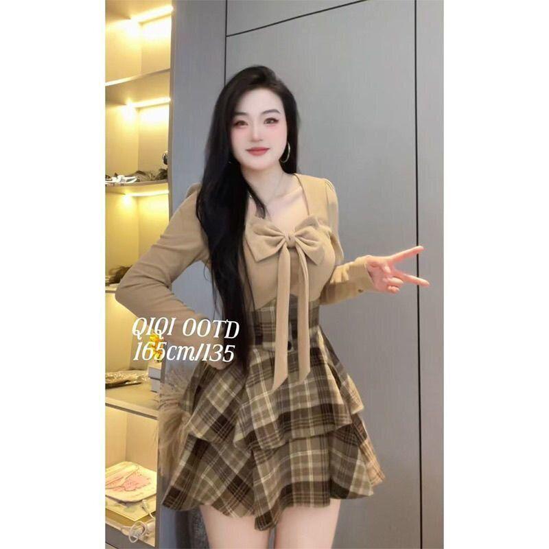 Plus Size Sweet & Spicy School Uniform Set: Slimming Spring Autumn Shirt & Cinched Waist Fishbone Skirt Two-Piece. 4XL for 80-90 kg
Plus Size Sweet & Spicy School Uniform Set: Slimming Spring Autumn Shirt & Cinched Waist Fishbone Skirt Two-Piece. 4XL for 80-90 kg