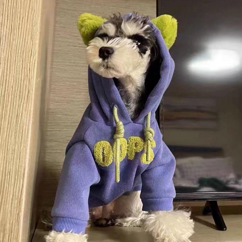 Letter Print Dog Hooded Sweatshirt Soft Puppy Jumpsuit Fashion Dog Sweatshirt Clothes Autumn
Letter Print Dog Hooded Sweatshirt Soft Puppy Jumpsuit Fashion Dog Sweatshirt Clothes Autumn