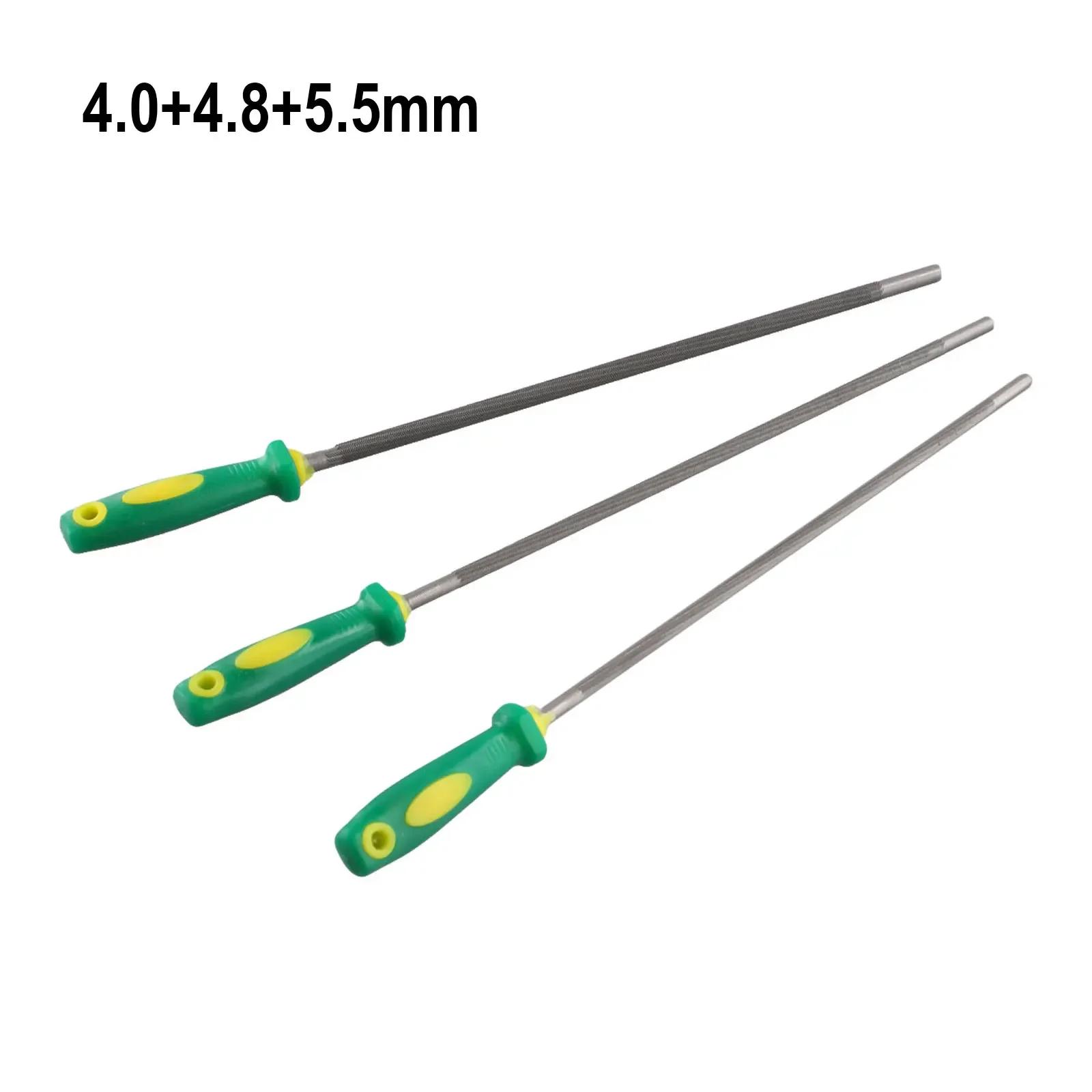 3pcs 4.0/4.8/5.5mm Round High Carbon Steel Sharpening Chainsaw Saw Chain Files Sharpener Plastic Handle Hand Tools China Mainland
3pcs 4.0/4.8/5.5mm Round High Carbon Steel Sharpening Chainsaw Saw Chain Files Sharpener Plastic Handle Hand Tools China Mainland