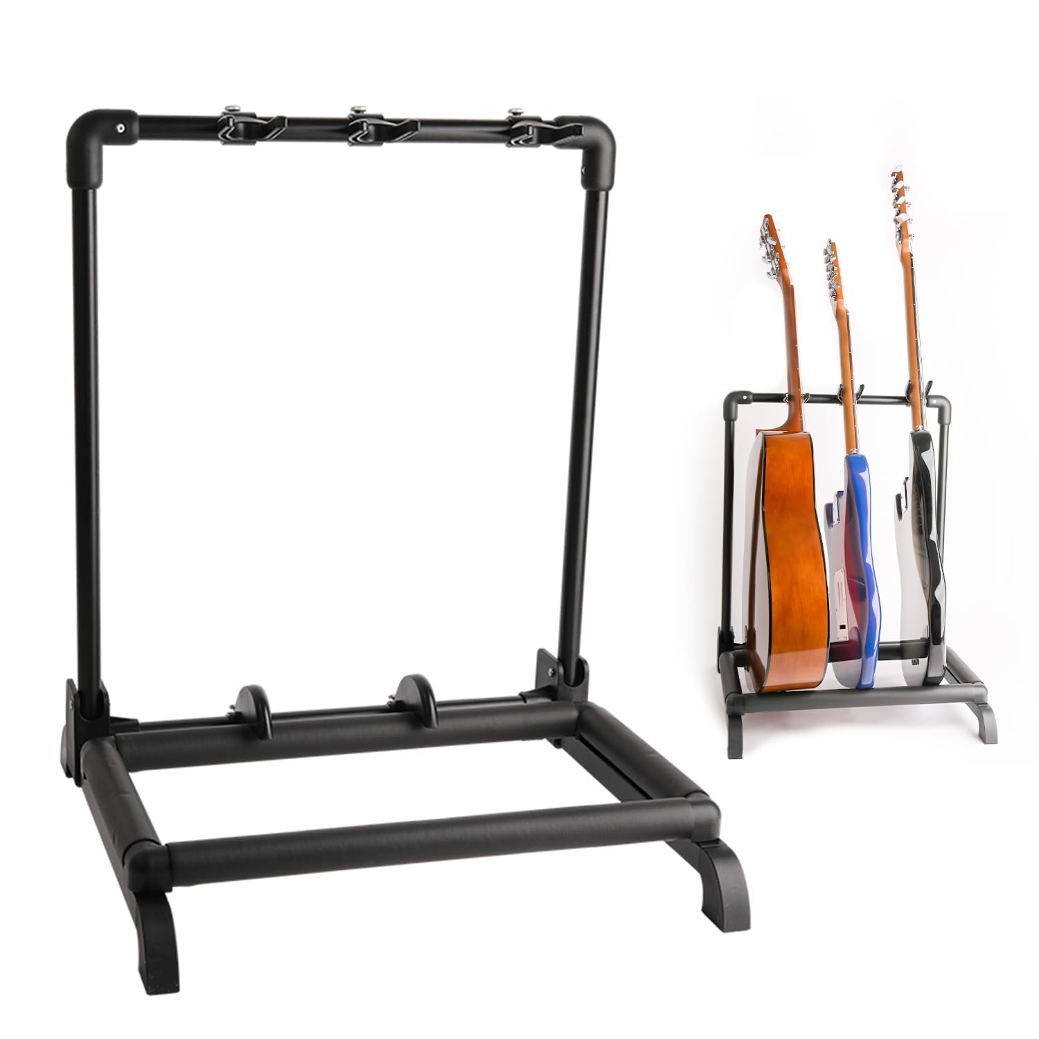 GHOSTFIRE Holds 3 Stable Foldable Display Comes with Rubber to Protect Instrument Guitar Stand is Adjustable for Easy Suitable for Guitars
GHOSTFIRE Holds 3 Stable Foldable Display Comes with Rubber to Protect Instrument Guitar Stand is Adjustable for Easy Suitable for Guitars