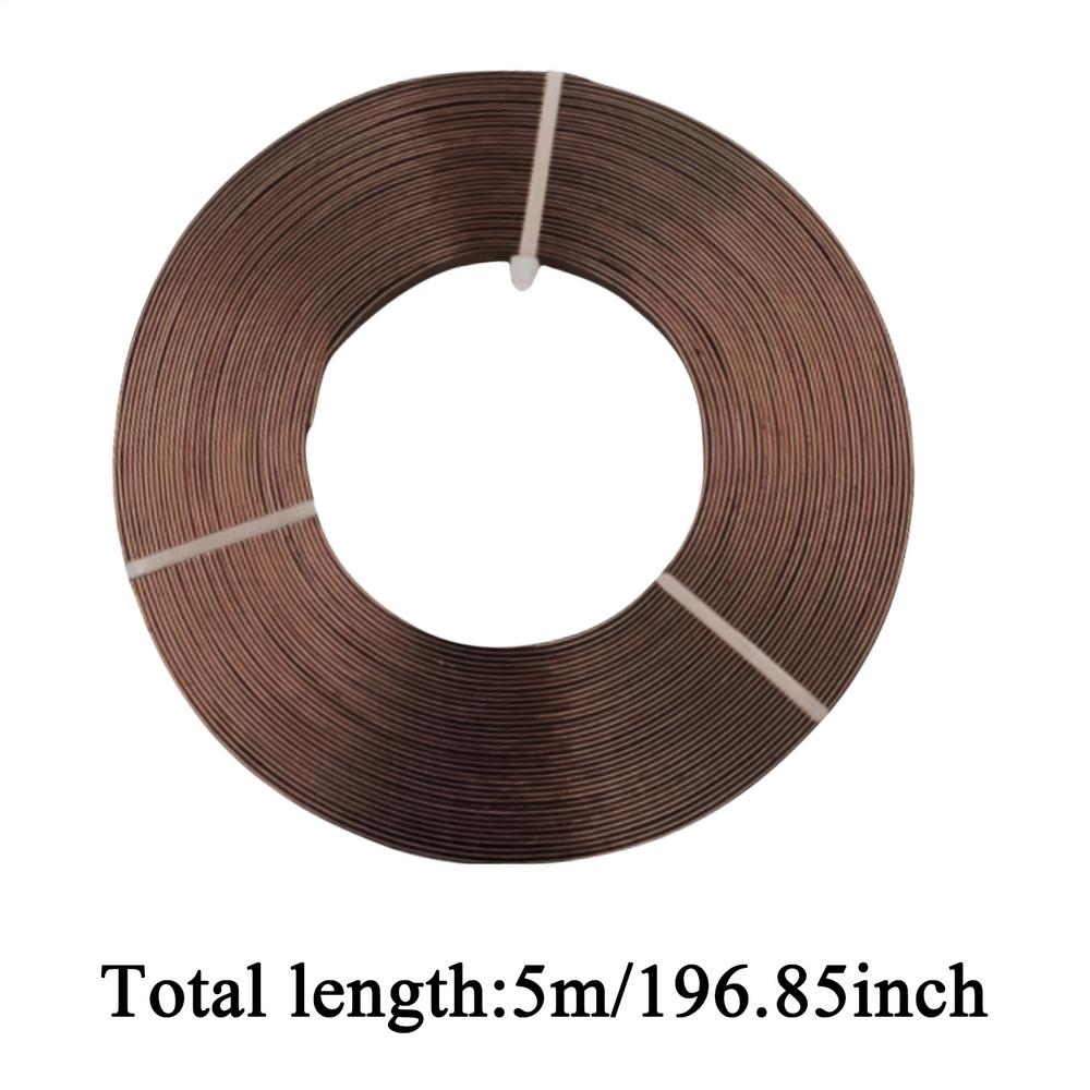 Aluminum Wire For Crafts Flexible Flat Colored Aluminum Craft Wire Artistic Cable For Crochet Jewelry Making Earring Model кавовий
Aluminum Wire For Crafts Flexible Flat Colored Aluminum Craft Wire Artistic Cable For Crochet Jewelry Making Earring Model кавовий