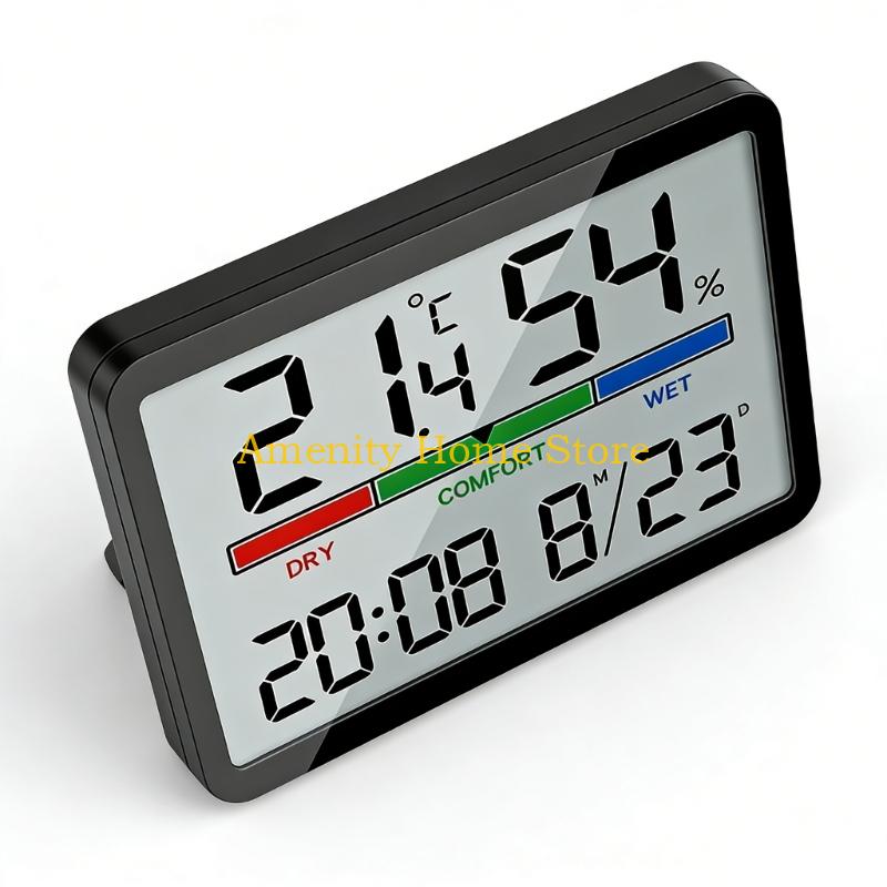 F26C Pack of 2 Functional Digital Clock with thermometers Hygrometer Color Screen чёрный
F26C Pack of 2 Functional Digital Clock with thermometers Hygrometer Color Screen чёрный